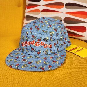 Cakeworthy Chucky Good Guys 5 Panel Flat Brim Halloween Cap Baseball Hat NEW